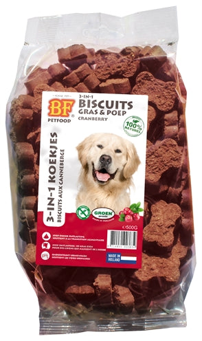 Biofood 3 en 1 galletas para perros con arándano