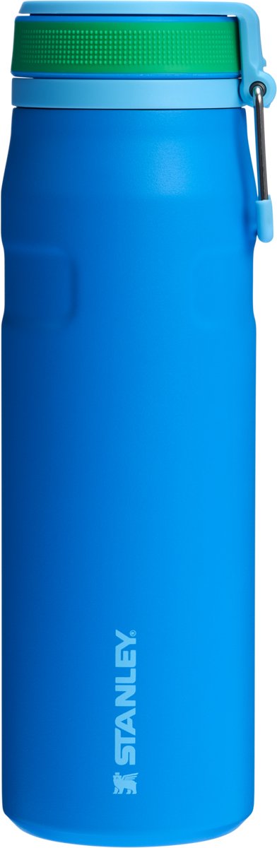 Borraccia Stanley twist flip 2.0 con tappo twist con molla 0,7 l - 10 ore a freddo - 2 giorni a freddo con ghiaccio - borraccia in acciaio inox - senza BPA - a prova di perdite - lavabile in lavastoviglie - azzurra