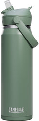 Camelbak thrive botella para beber con pajita - 750 ml - acero inoxidable - con pajita - botella de agua aislante - verde