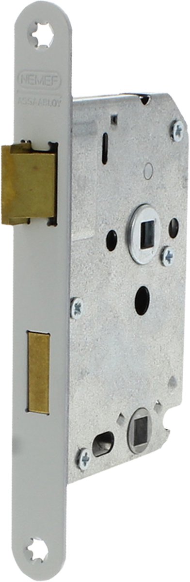 Nemef badkamer wc-slot - staal gelakt - rechts - 1264-4 - 50 mm