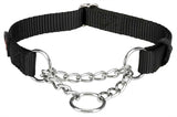 Trixie collar dog Premium half -slip collar black - afbeelding 1