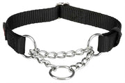 Trixie collar dog premium mitad -slip collar negro - afbeelding 1