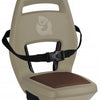 Qibbel Q345 Sedile posteriore 6+ junior con poggiapiedi e piastre di protezione Cappuccino Brown