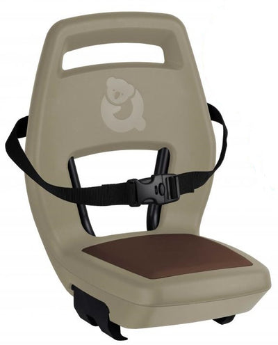 Qibbel Q345 Sedile posteriore 6+ junior con poggiapiedi e piastre di protezione Cappuccino Brown
