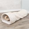 Trixie speeltunnel konijn cavia pluche beige