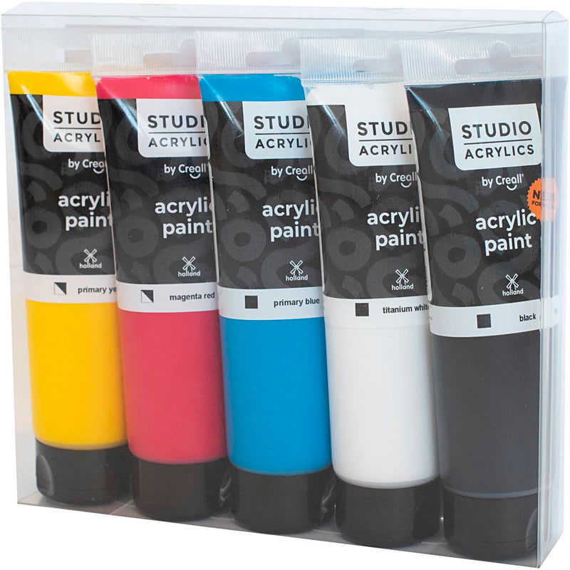 Creall Studio Acrilic Paint, 5x120ml
