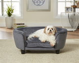 Enchanted pet Enchanted hondenmand sofa coco donkergrijs - afbeelding 2