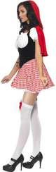 Conjunto sexy con capucha roja de Smiffys - elección de talla: talla l