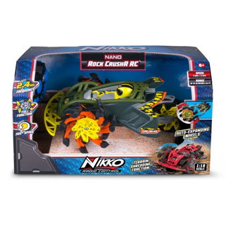 Nikko auto radiocomandata nano rock crushr verde