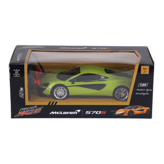Cool Speed ​​Radio -controlado Auto McLaren 1:24 570S Neon Green