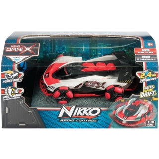 Nikko giocattoli nikko rc nano omni x: rosso galattico (10201 10200)