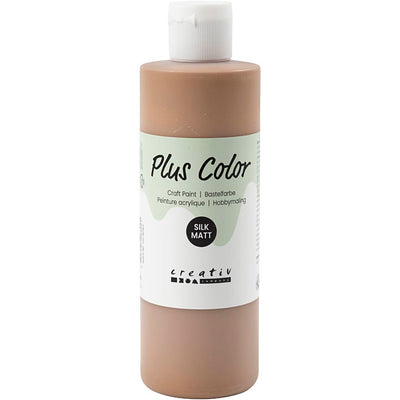 Pintura acrílica de color más, marrón claro, 250 ml 1 botella