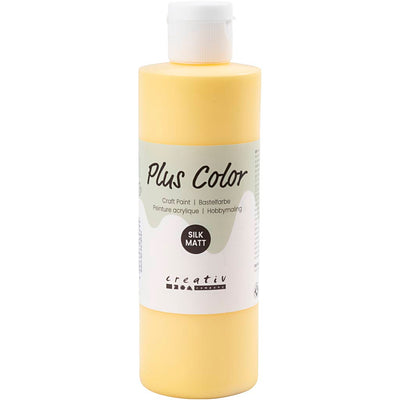 Pintura acrílica Plus color, amarillo azafrán, 250 ml 1 botella