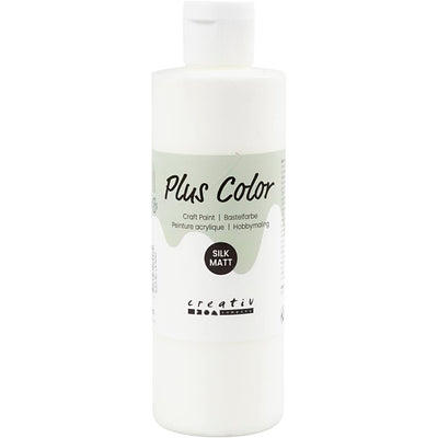 Pintura acrílica Plus color, blanquecino, 250 ml 1 botella