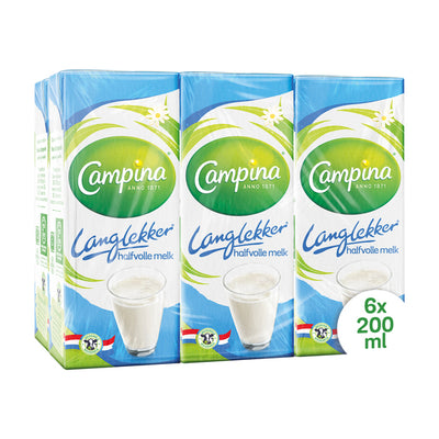 Campina leche semidesnatada 20cl (pack 5x 6)
