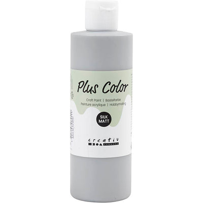 Pintura acrílica Plus color, gris lluvia, 250 ml 1 botella