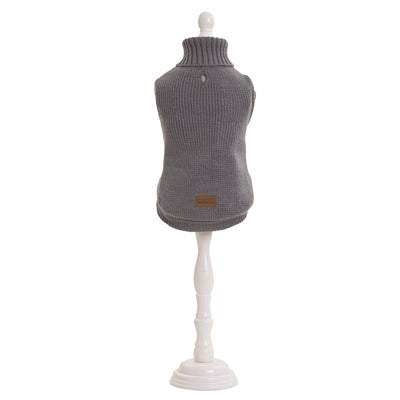 Maglione Croci Dog col mosca grigio