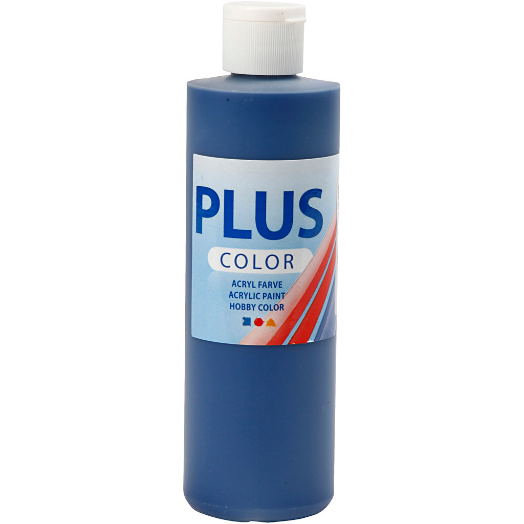 Vernice acrilica Plus Color, blu navy, 250 ml 1 flacone