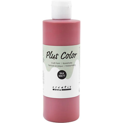 Pintura acrílica Plus color, rojo antiguo, 250 ml 1 botella