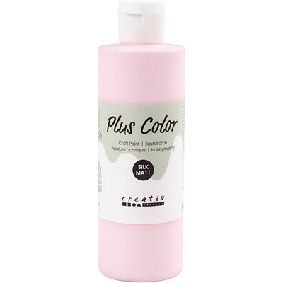 Pintura acrílica Plus color, rosa suave, 250 ml 1 botella