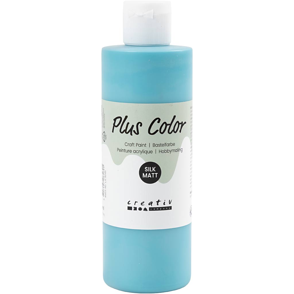 Pintura acrílica Plus color, turquesa, 250 ml 1 botella