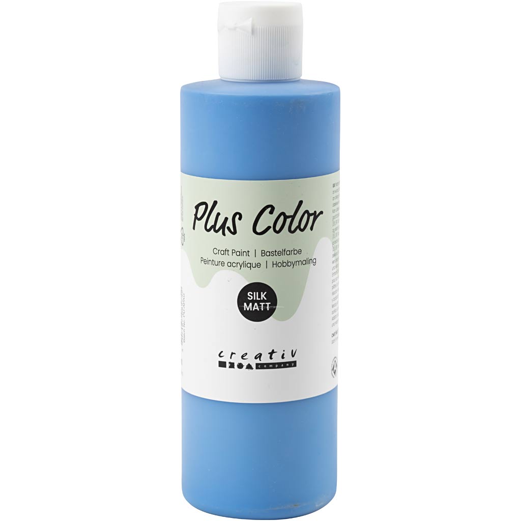 Pintura acrílica Plus color, azul primario, 250 ml 1 botella