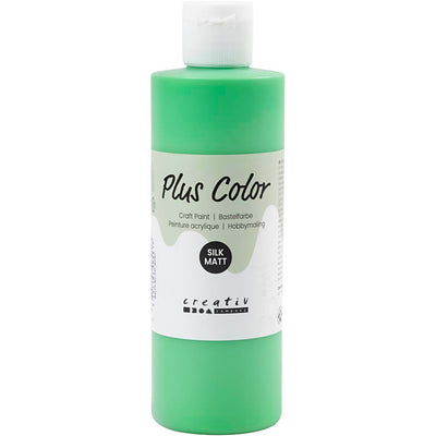 Pintura acrílica Plus color, verde brillante, 250 ml 1 botella