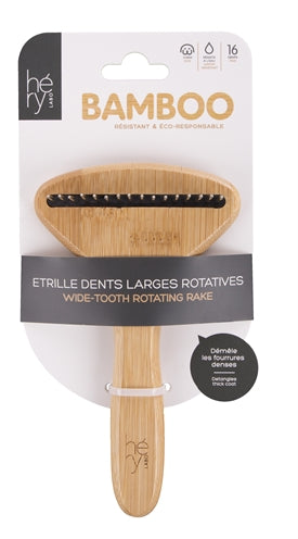 Hery Labo Roskam Roll con bambú de dientes giratorios
