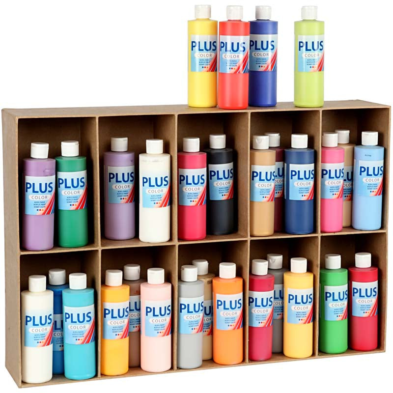 Vernice acrilica Plus color, vari colori, 30x250 ml 1 scatola