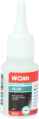 Womi filler w237 – 20 g blanco – reparación de plástico resistente – acabado elegante – adhesión duradera