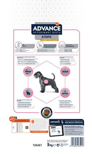 Avance dieta veterinaria perro sensible atópico grano sin grano -derma