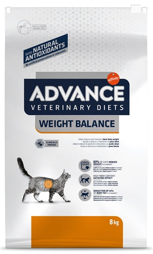 Avance de la dieta veterinaria Cat Balance de peso