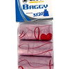 Bolsas de caca de croci rosa con corazones