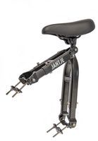 Saddle on Tube Mirage Jantje incluyendo Footrests Universal - Black