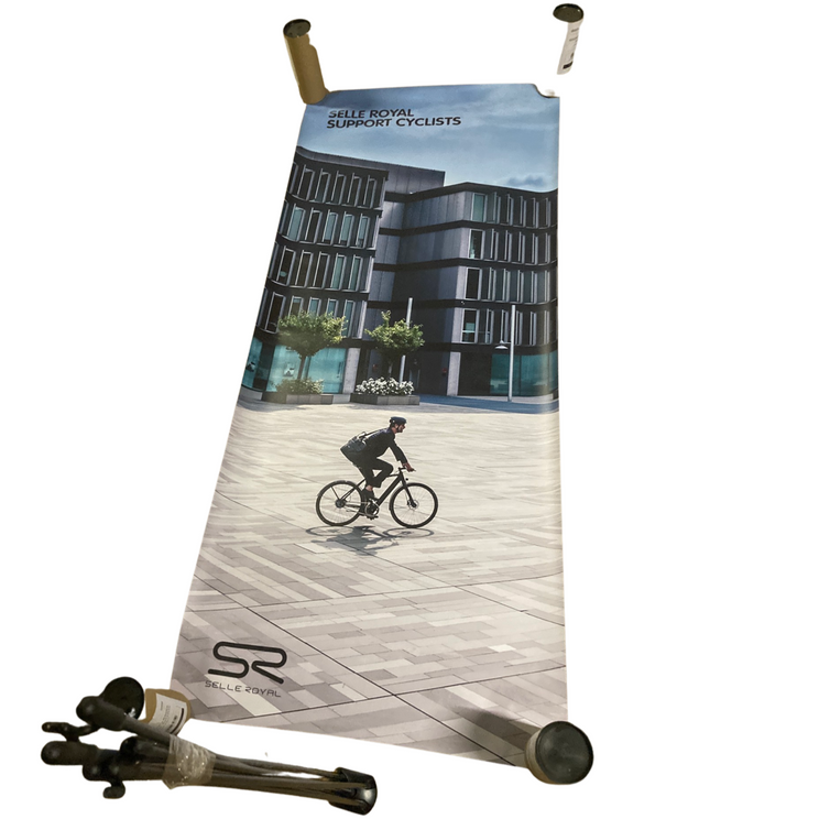 Ciclistas de soporte de sello selloyal banner