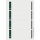 Etichette dorso leitz 1685 autoadesive 61x192mm grigio chiaro
