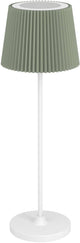 Eglo leonero tafellamp - oplaadbaar - led - 37 cm - wit groen - instelbaar wit licht - draadloos - dimbaar