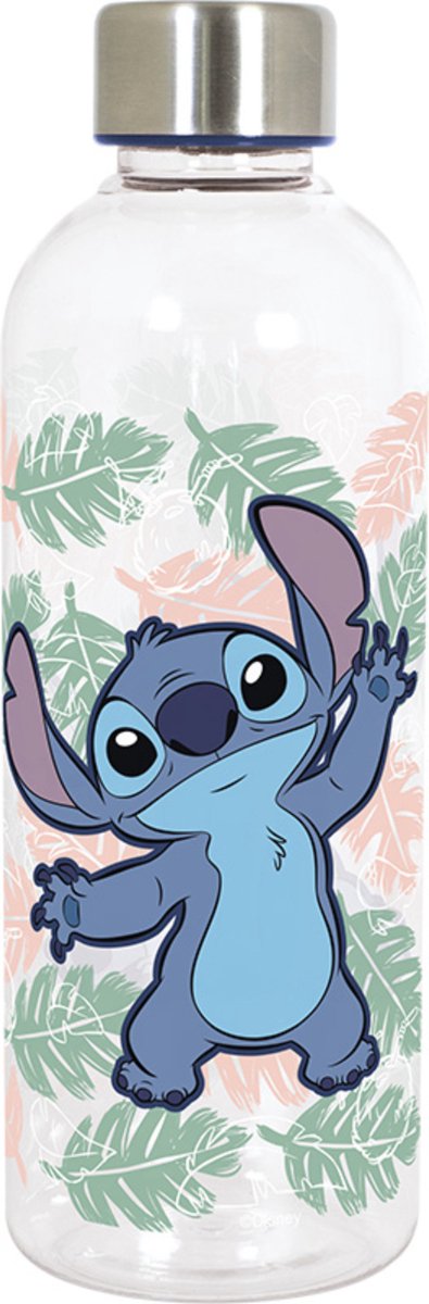 Stor lilo en stitch - borraccia idro - borraccia con bicchiere - plastica - 850ml