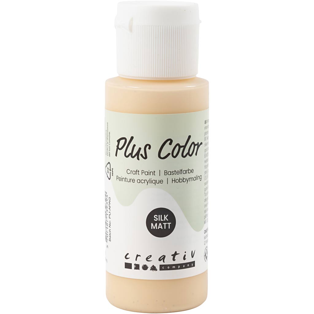 Vernice acrilica Plus Color, beige chiaro, 60 ml 1 flacone