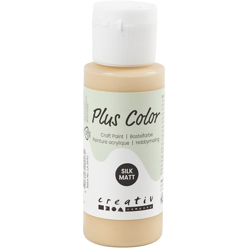 Pittura acrilica Plus Color, beige avorio, 60 ml 1 flacone