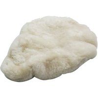 Piel de oveja de la cubierta de silla de montar un beige de calidad grande