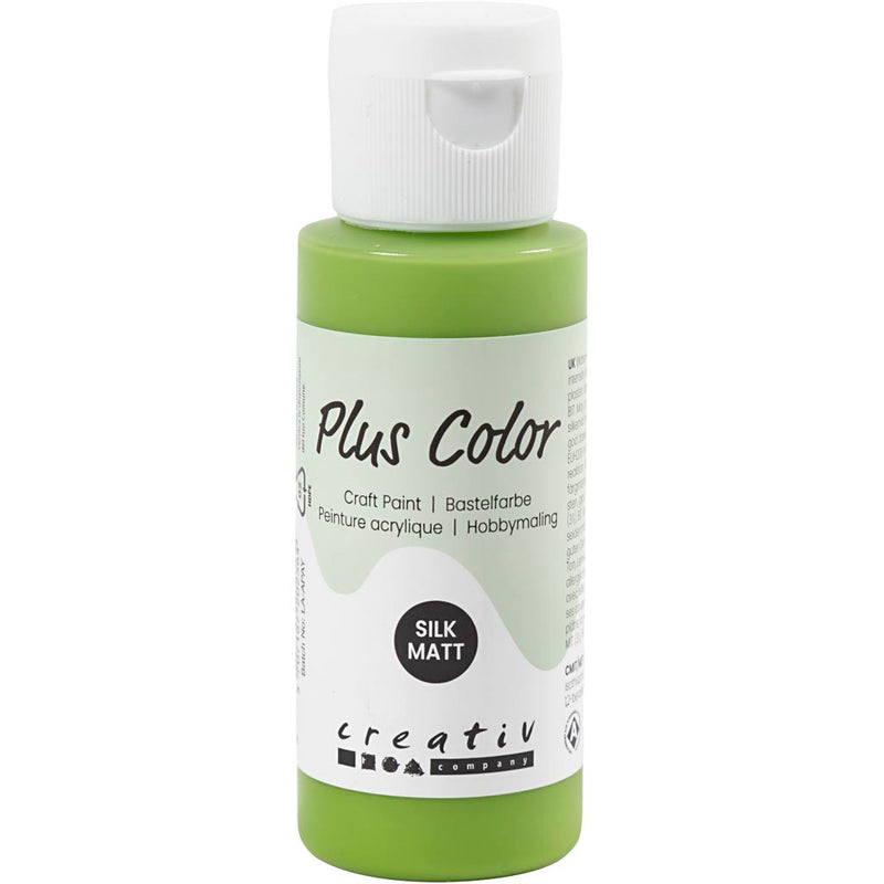 Pittura acrilica Plus Color, verde foglia, 60 ml 1 flacone