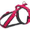 Trixie hondentuig premium trekking fuchsia grijs