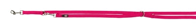 Trixie Dog Leash Premium Fucsia regolabile doppio