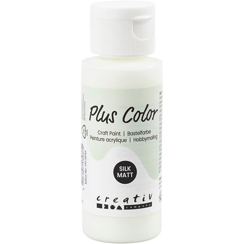 Plus Color Acrilic Paint Off-White, 60 ml
