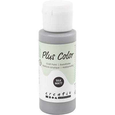 Pintura acrílica Plus color, gris lluvia, 60 ml 1 botella