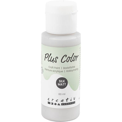 Pintura acrílica Plus color, plata, 60 ml 1 botella