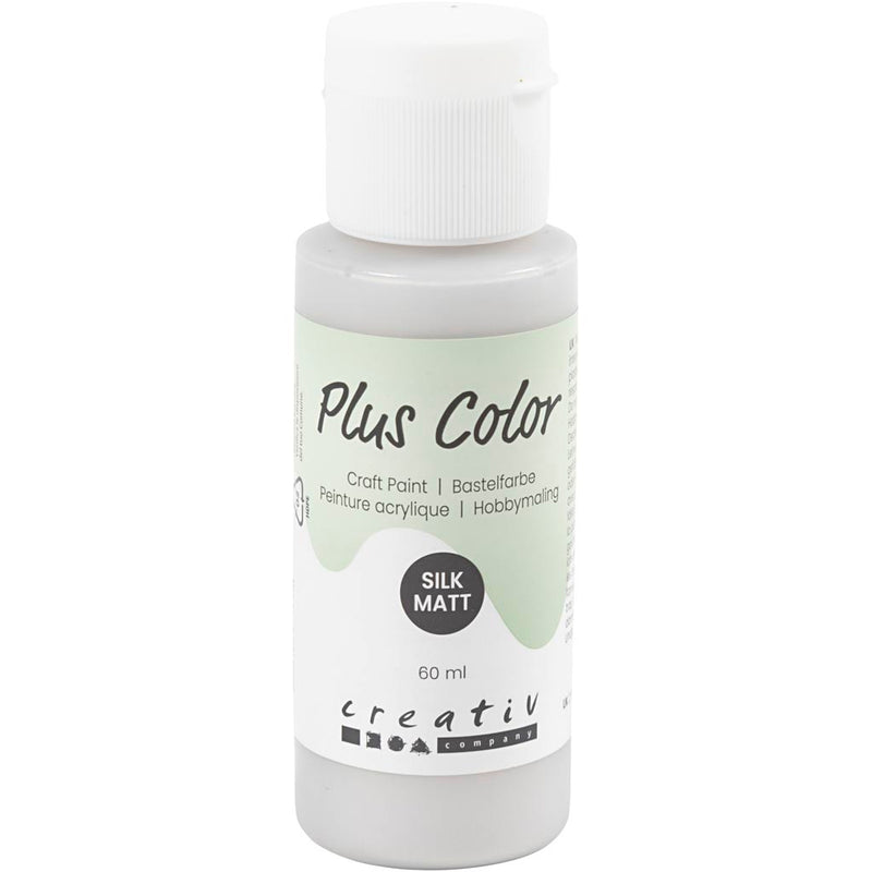 Vernice acrilica Plus Color, argento, 60 ml 1 flacone