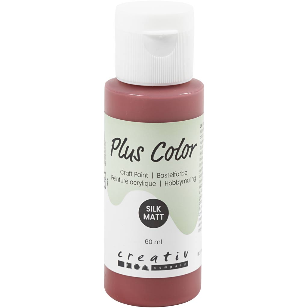 Pittura acrilica Plus Color, rosso antico, 60 ml 1 flacone