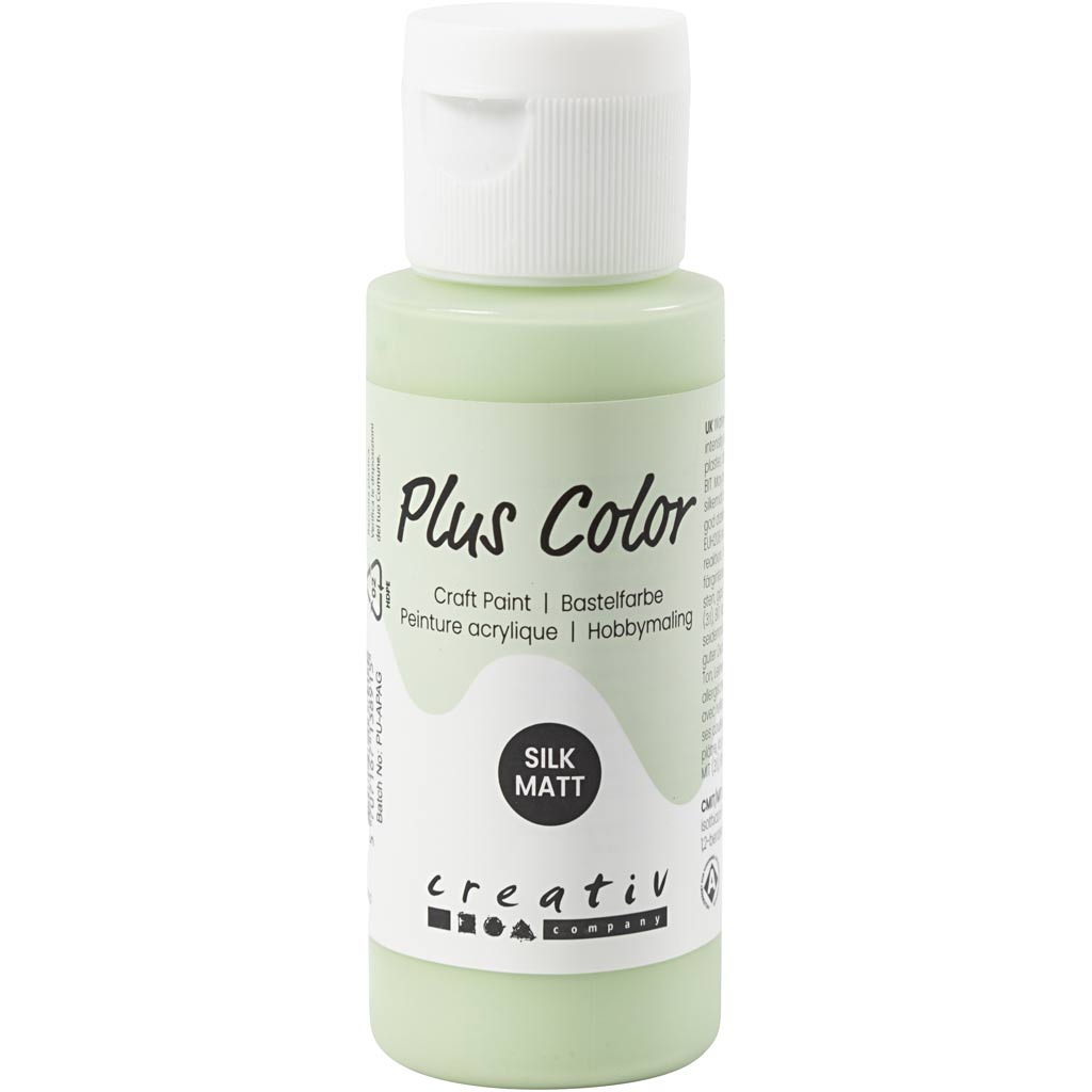 Pintura acrílica Plus color, verde primavera, 60 ml 1 botella